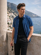 Royal Blue Double Stripe