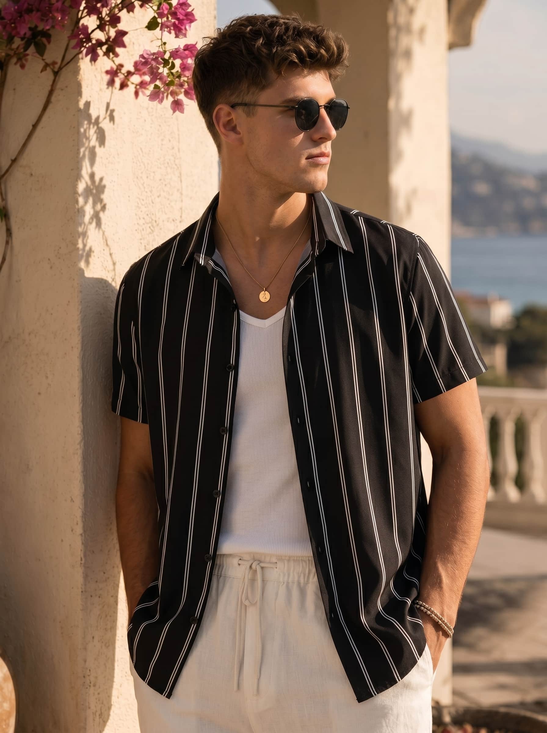 Classic Black Double Stripe