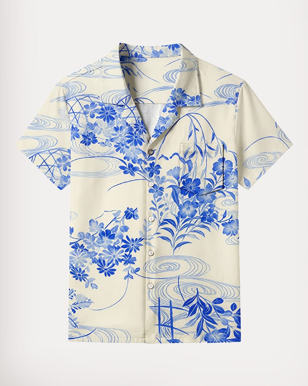 Blue & White Indigo Floral