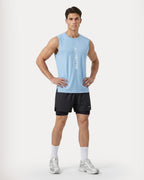 Light Blue & Black